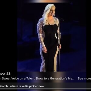 Xscape Black Dress with Silver Details